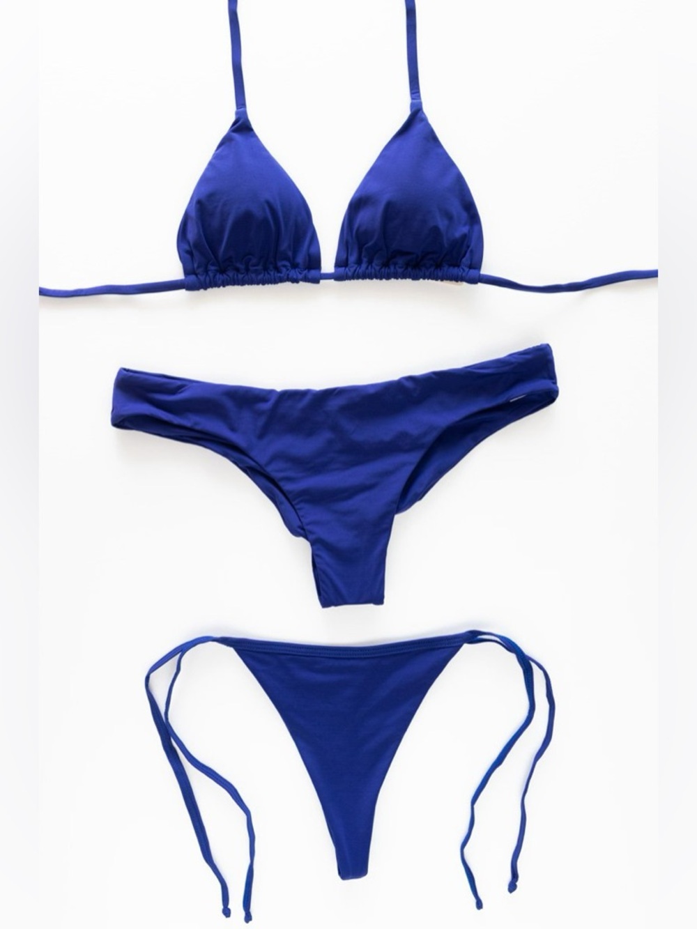 Classic Triangle Bikini Set in Deep Blue - Women FROM COLUMBIA